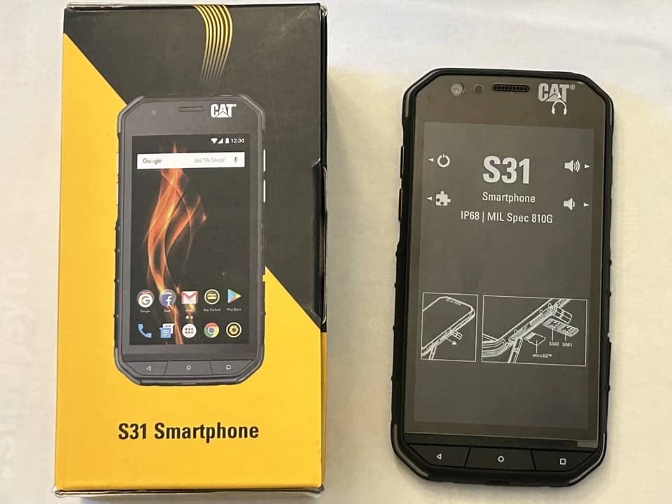 CAT S31 Cell Phones Black 16GB Unlocked New