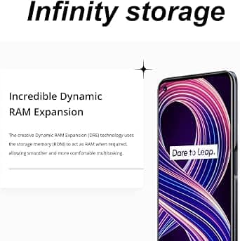 realme 8 5G Cell Phones Blue 64GB Unlocked New