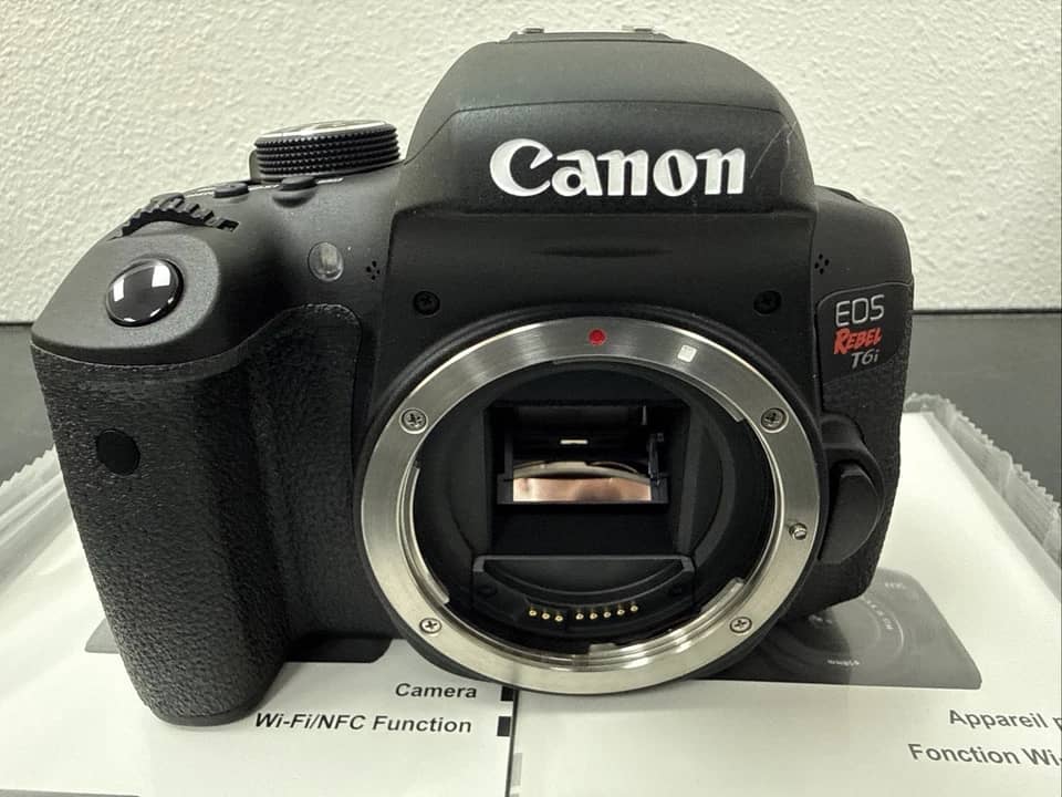 Canon EOS Rebel T6i Digital Cameras Black With Lens New