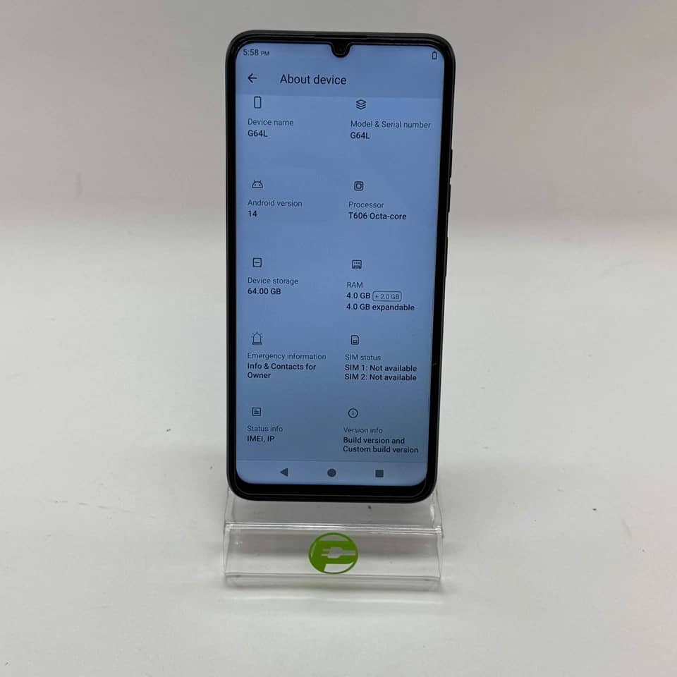 BLU G64L Cell Phones Green 128GB Unlocked New