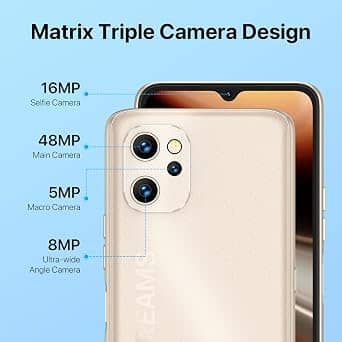 UMIDIGI power 7max Cell Phones Gold 128GB Unlocked New