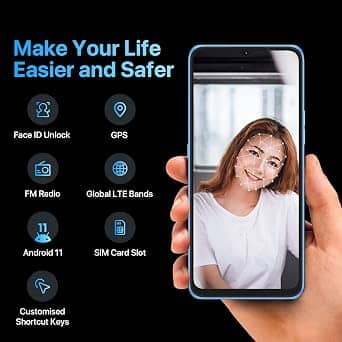 UMIDIGI power 7S Cell Phones Blue 64GB Unlocked New