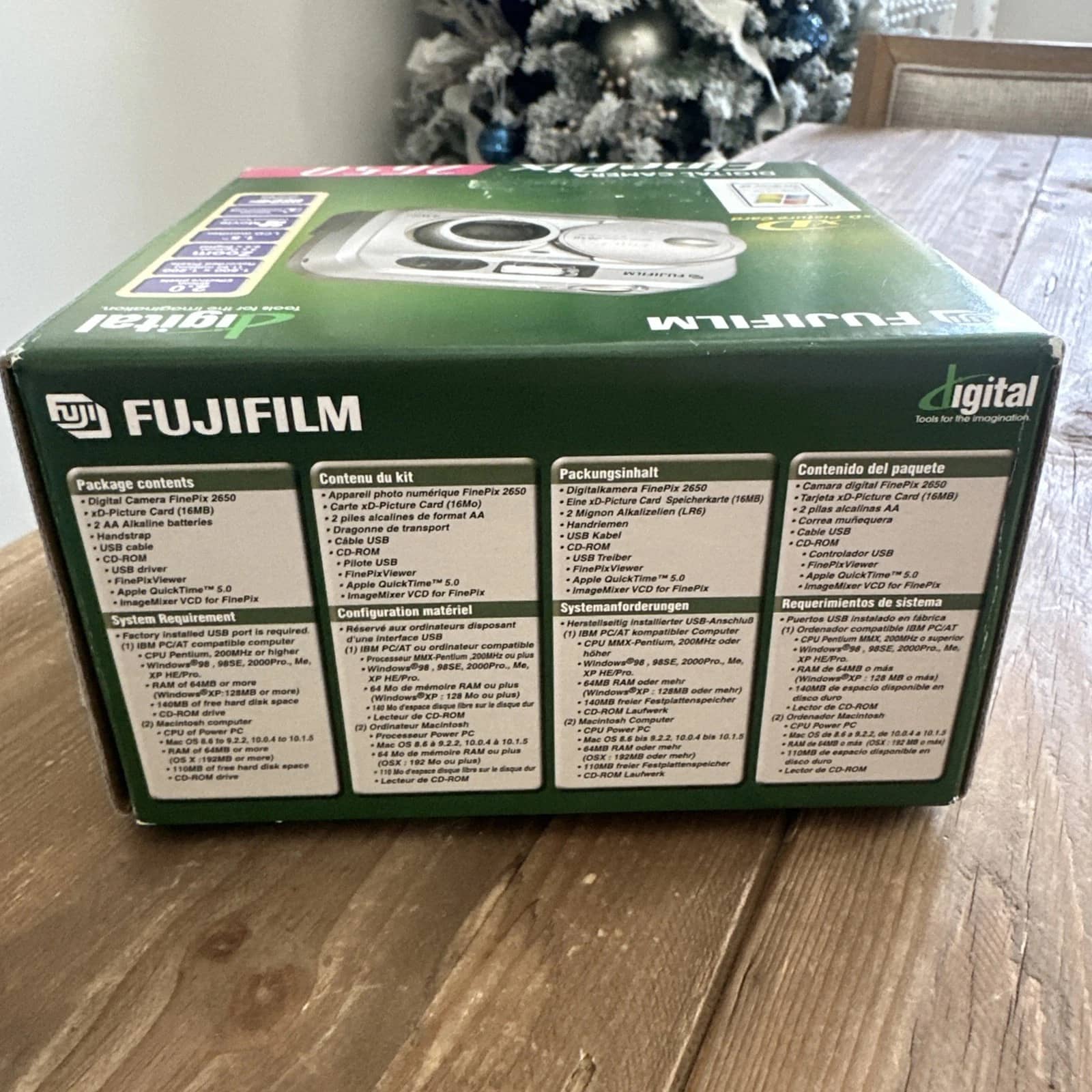 Fujifilm FinePix 2650 Digital Cameras Silver New