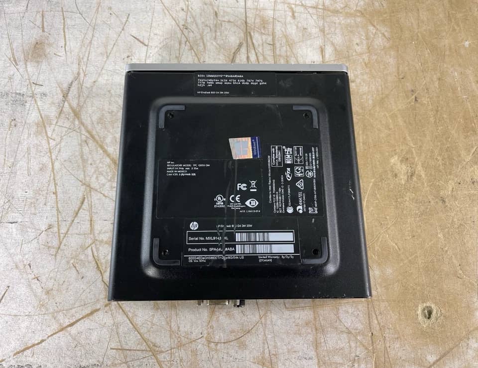 HP EliteDesk 800 G4 Mini Computers 256GB 8GB Refurbished - Excellent