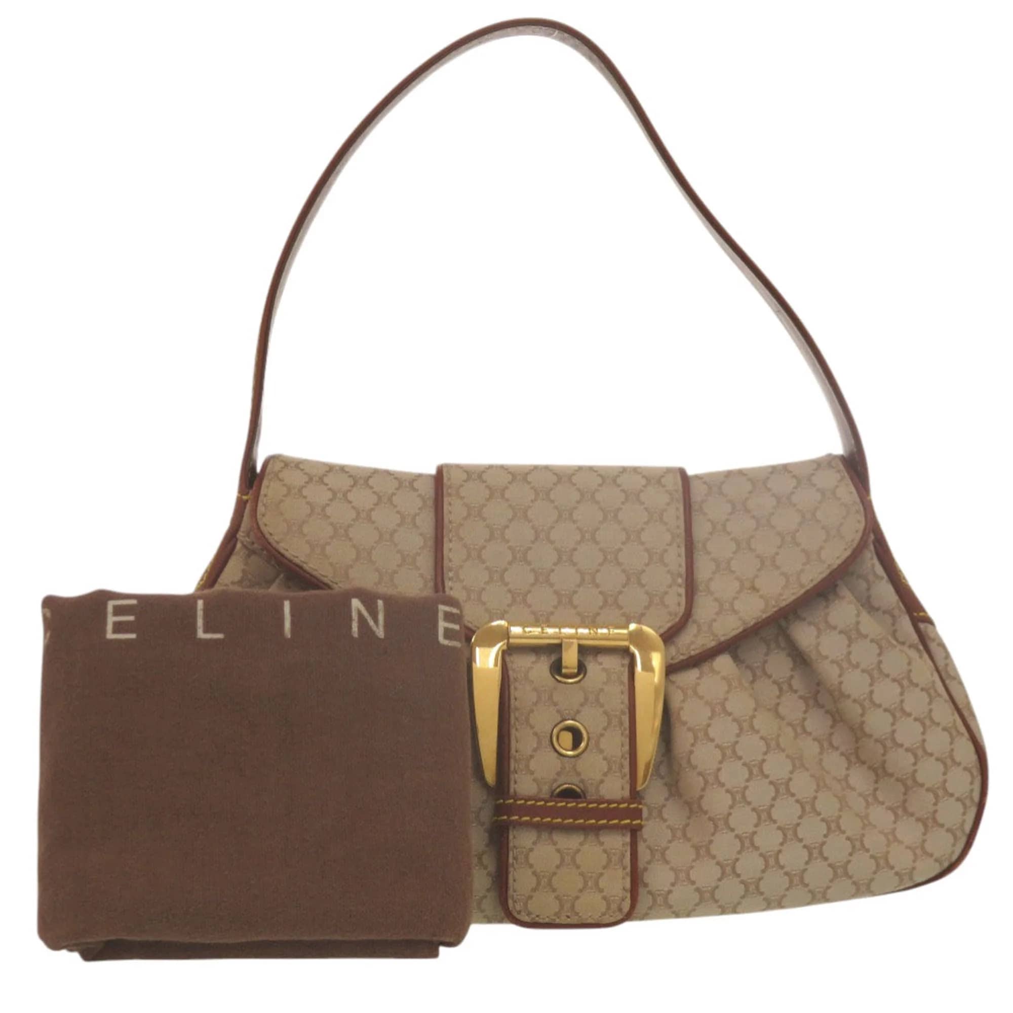 Celine Hobo Women's bags Medium Beige Grainy Leather New