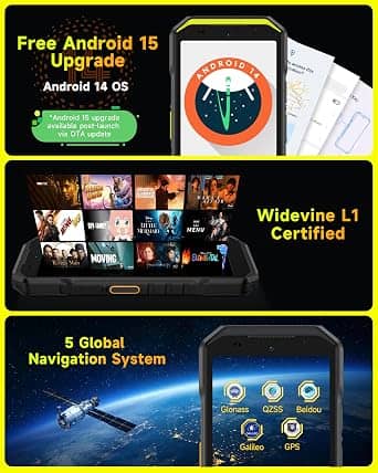 Ulefone Armor X32 Cell Phones Orange 128GB Unlocked New