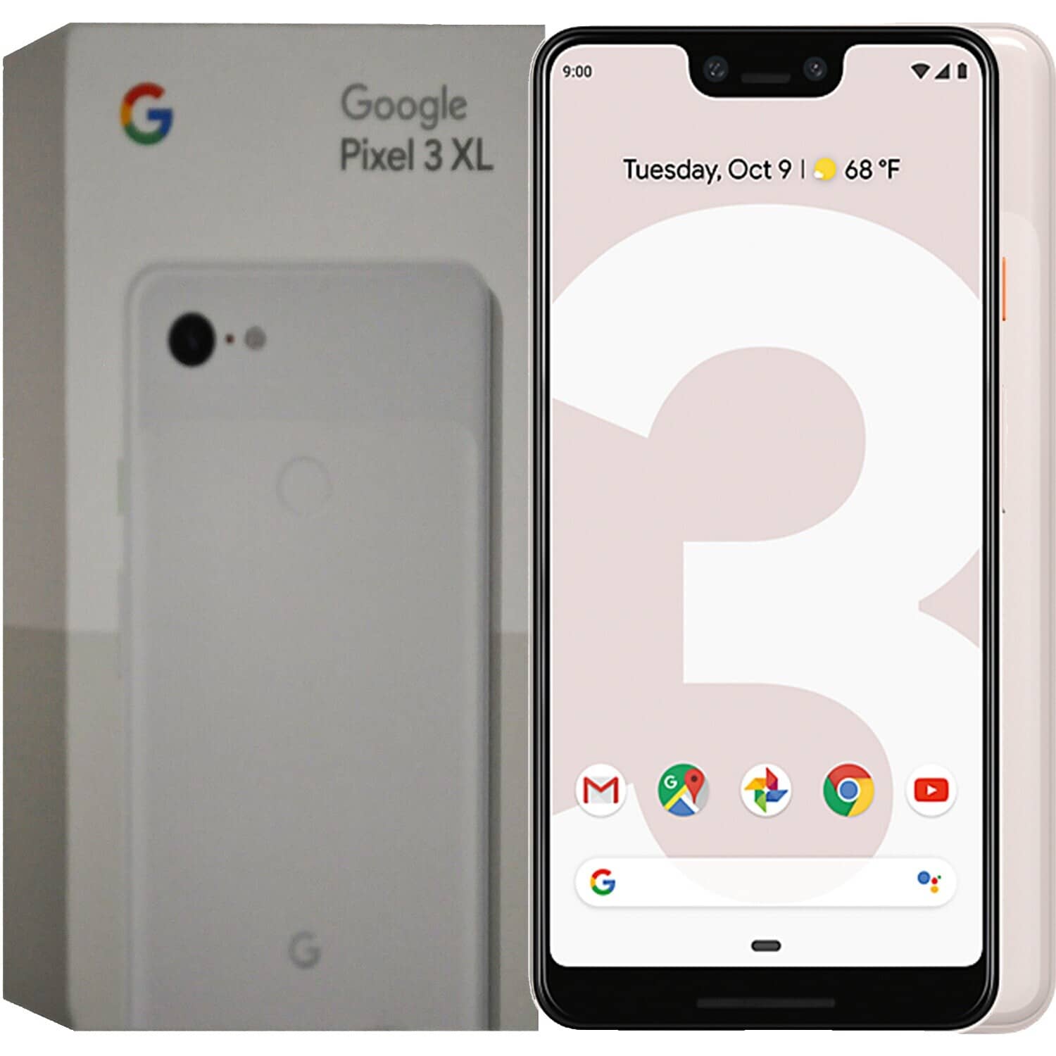 Google Pixel 3 XL Cell Phones Black 64GB Unlocked New