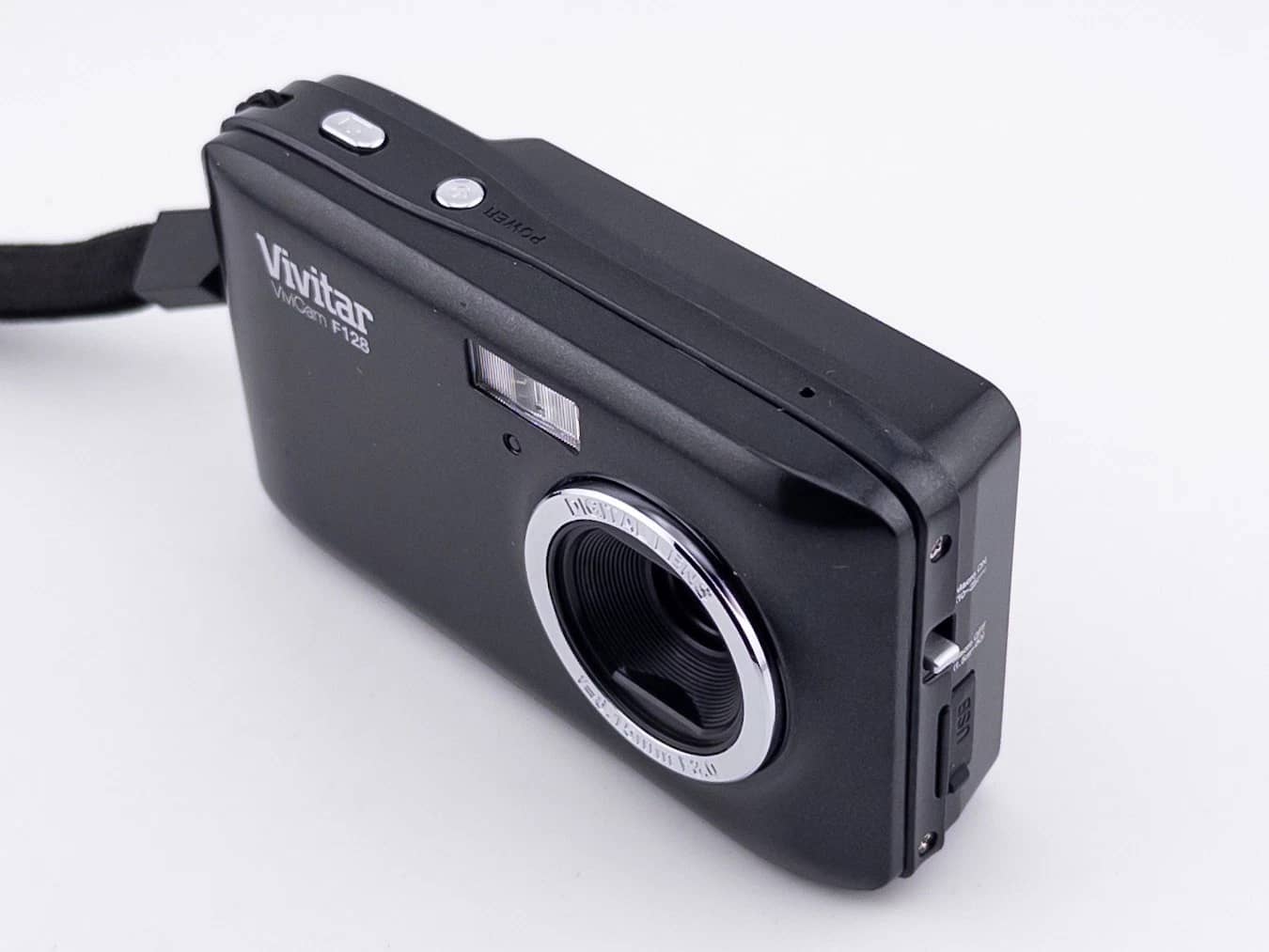 Vivitar ViviCam F128 Digital Cameras Black New