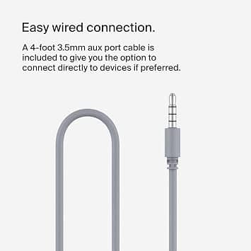Belkin SoundForm Mini Headphones & Earbuds Blue New