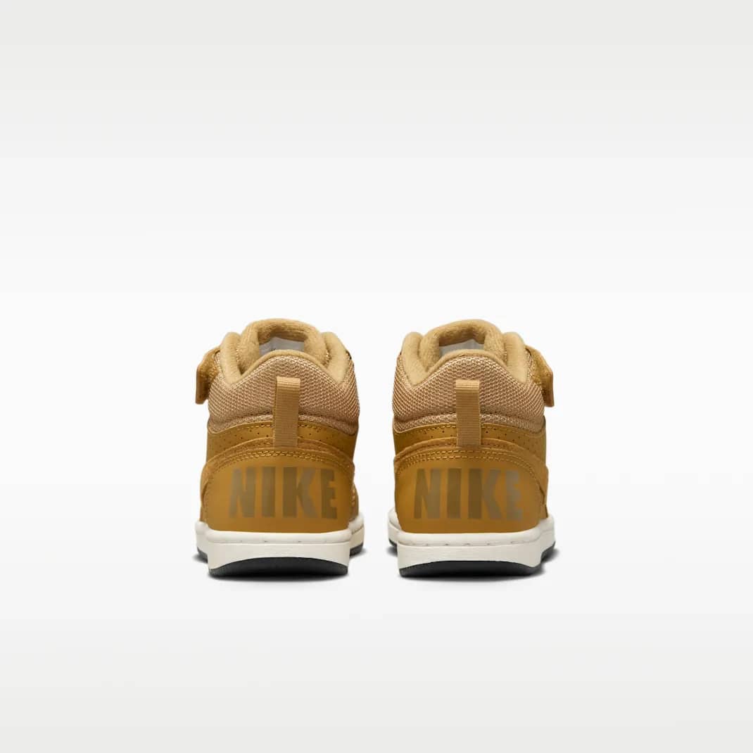 Nike Court Borough Mid Sneaker Brown/White 4 New