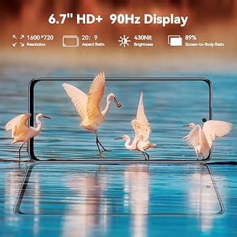 OUKITEL C58 Pro Cell Phones Blue 256GB T-Mobile New