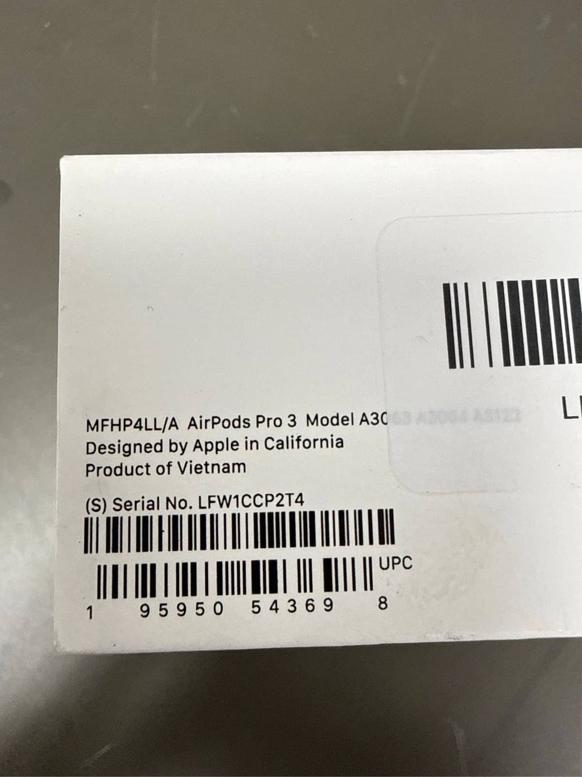 Apple Airpods Pro 3 Headphones & Earbuds White New