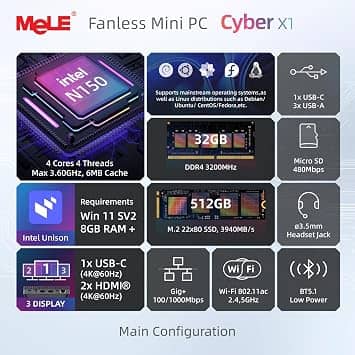 MeLE Cyber X1 Computers New