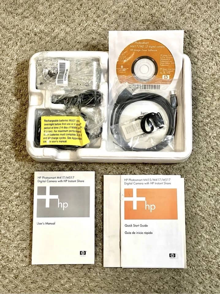 HP Photosmart M517 Digital Cameras Silver Used - Good