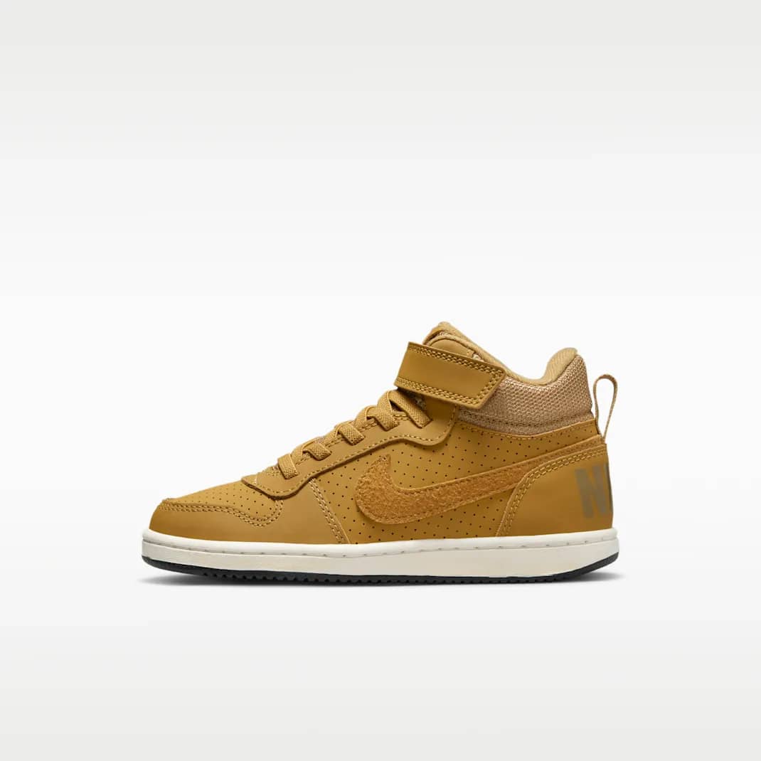 Nike Court Borough Mid Sneaker Brown/White 4 New