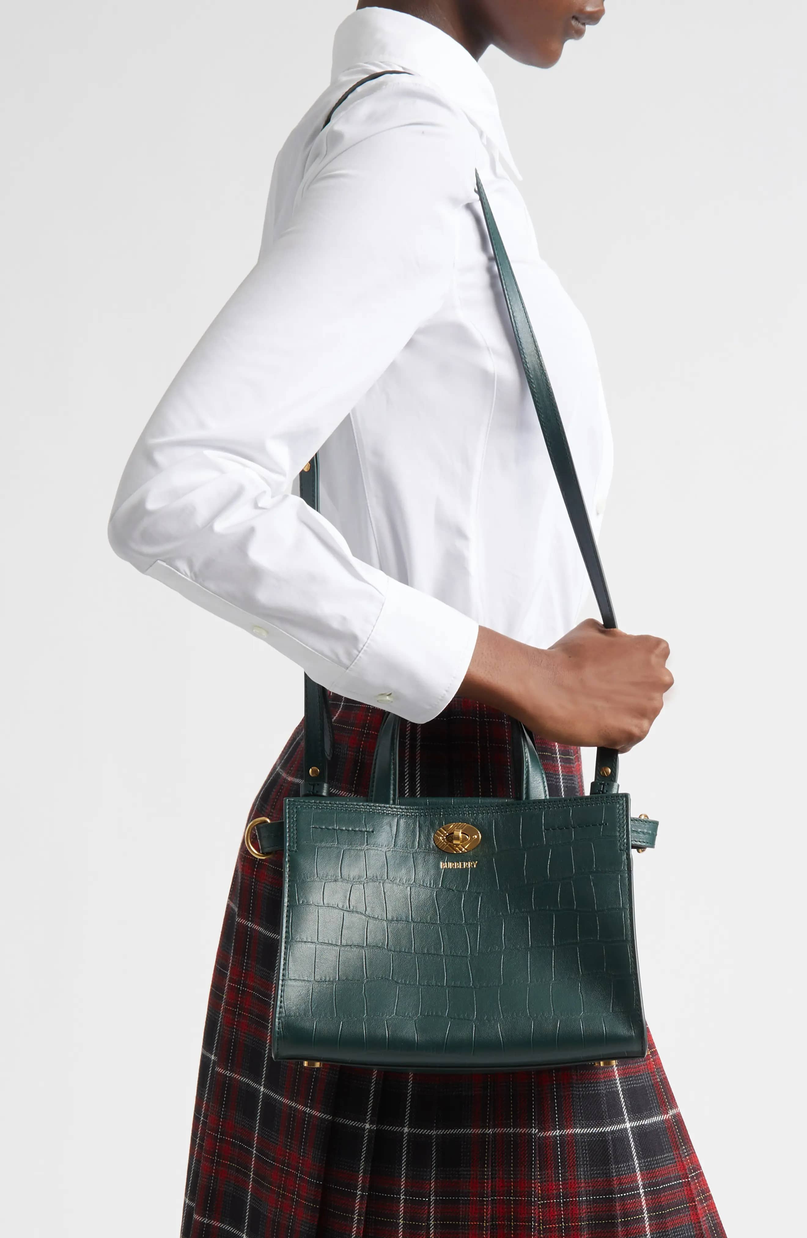 Burberry Cotswolds Tote Women's bags Mini Brown Leather New
