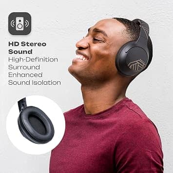 PowerLocus P3 New Headphones & Earbuds Black