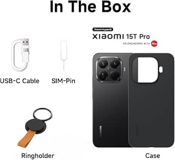 Xiaomi 15T Pro Cell Phones Black 512GB Unlocked New