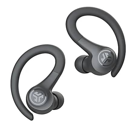JLab EBGAIRSPRTRBLK124 Headphones & Earbuds Gray New