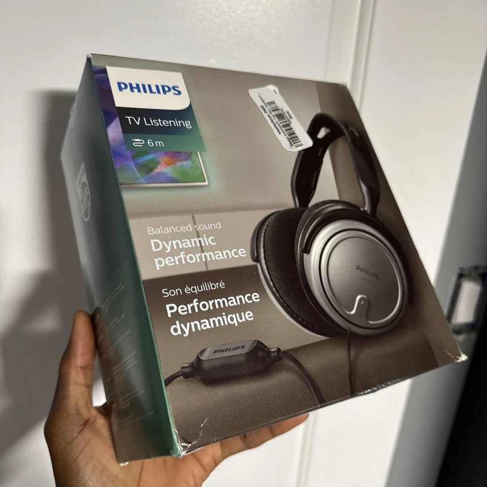 Philips SHP2500 Headphones & Earbuds Black New