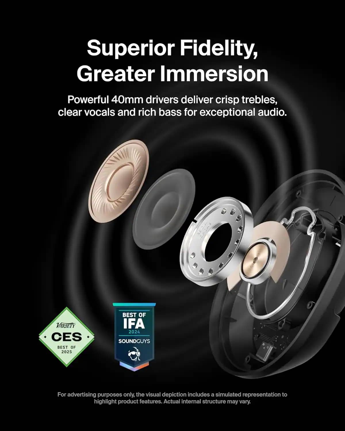 Belkin AUD008fqBK Headphones & Earbuds Black New