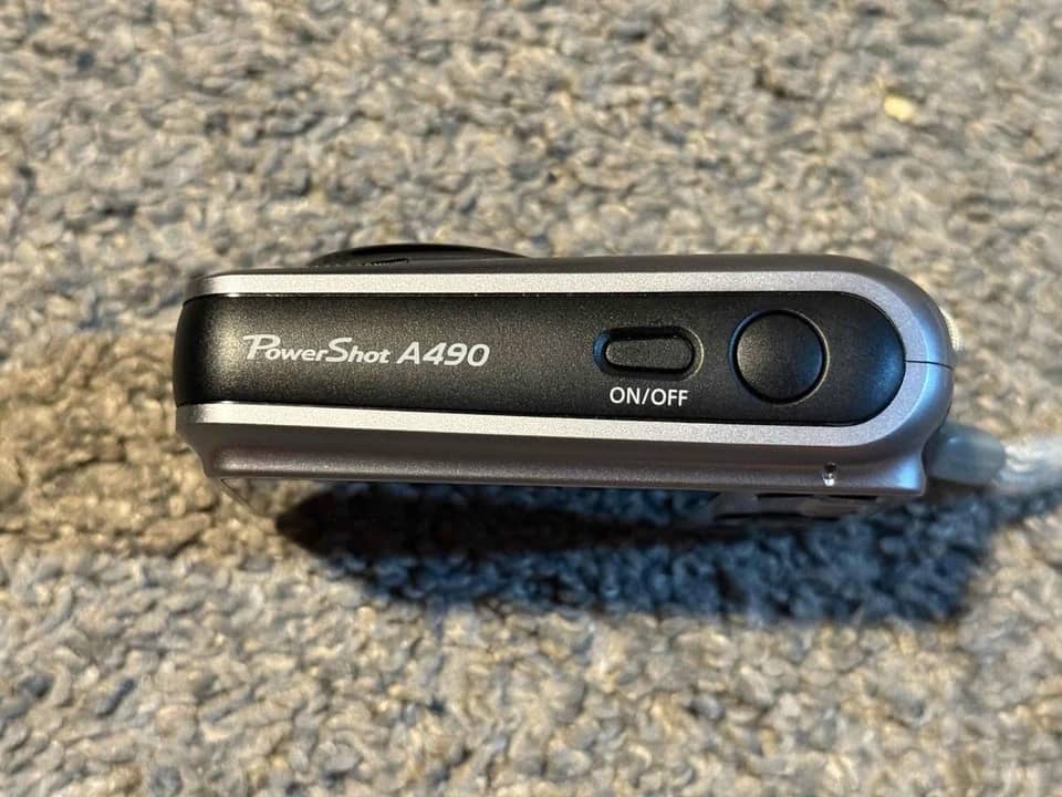 Canon A490 Digital Cameras Silver Refurbished - Acceptable