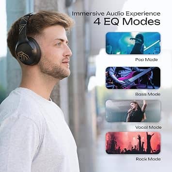 PowerLocus P3 New Headphones & Earbuds Black