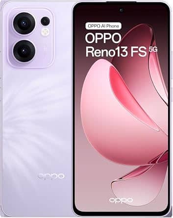 OPPO Reno13 FS Cell Phones Purple 512GB Unlocked New