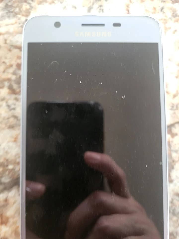 Samsung Galaxy J7 Cell Phones Silver 32GB T-Mobile Refurbished - Excellent
