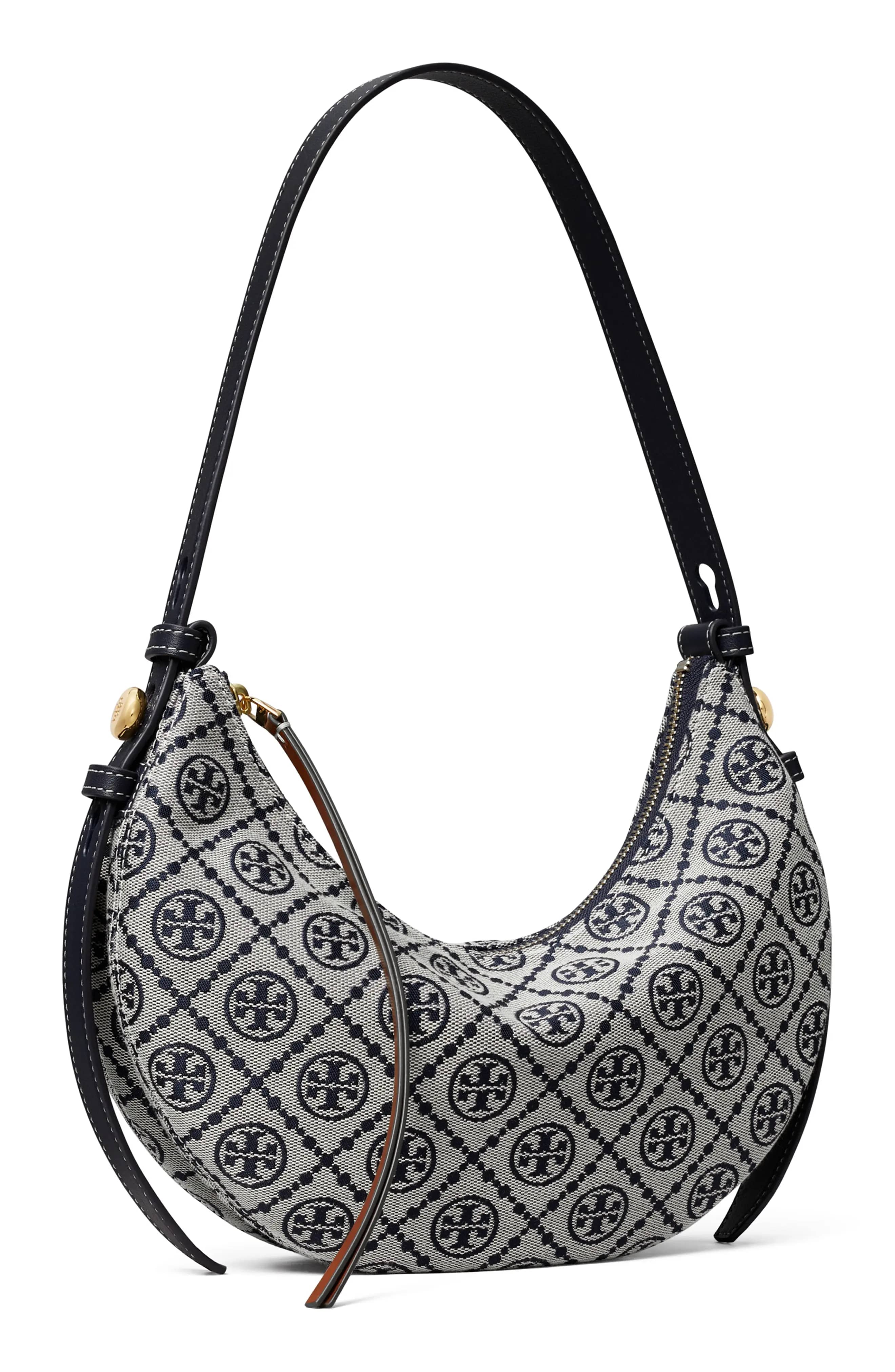 Tory Burch T Monogram Shoulder Bag Women's bags Navy New