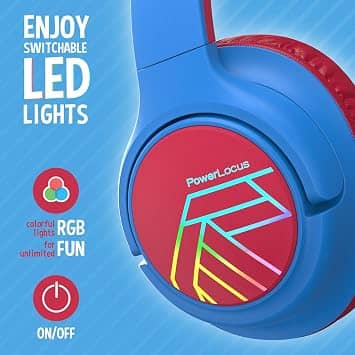 PowerLocus Bobo Headphones & Earbuds Blue New