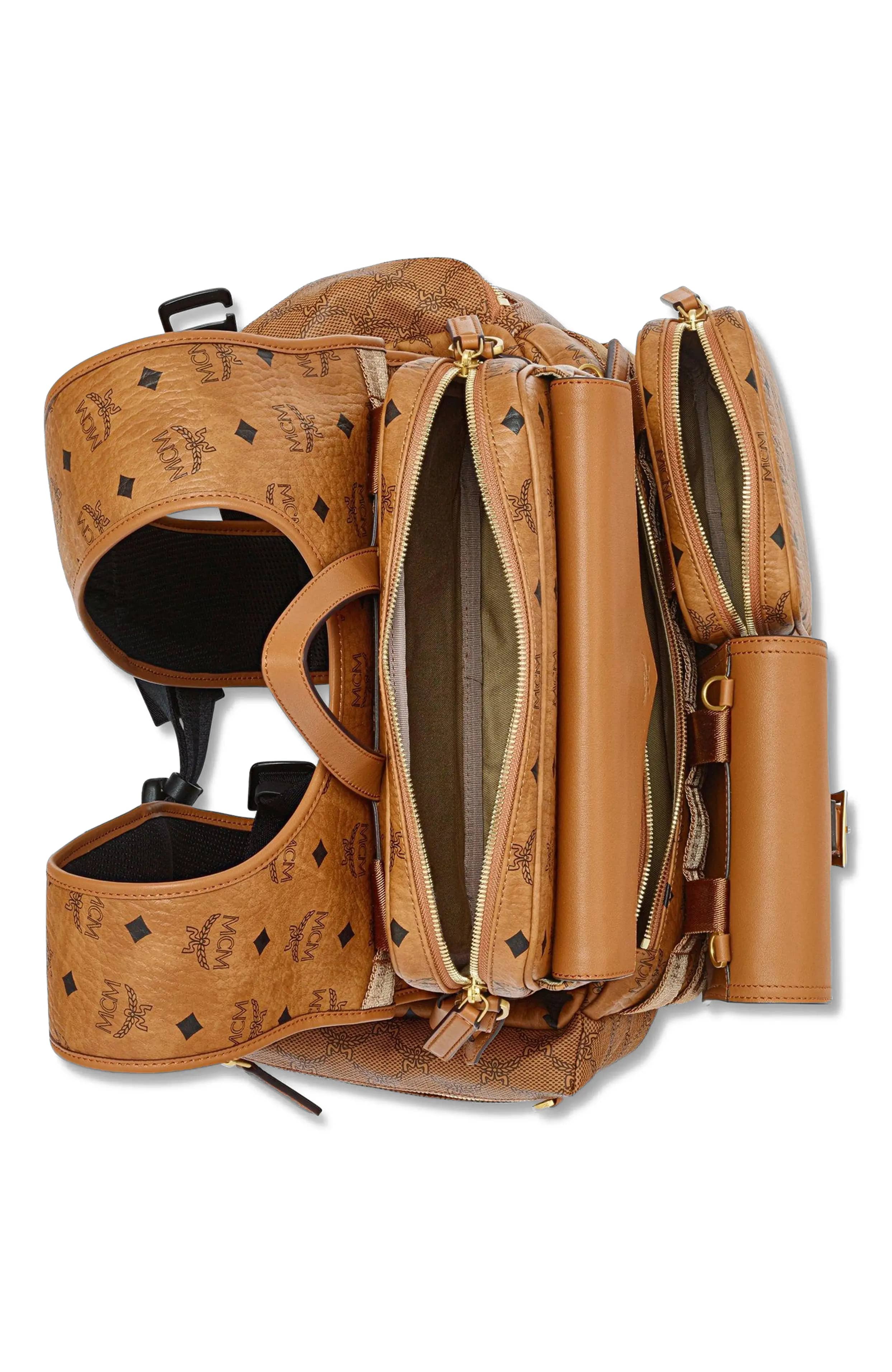 MCM Aren Backpack Women's bags Mini Brown New
