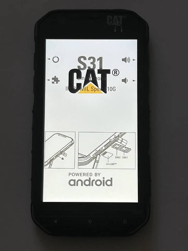 CAT S31 Cell Phones Black 16GB Unlocked New
