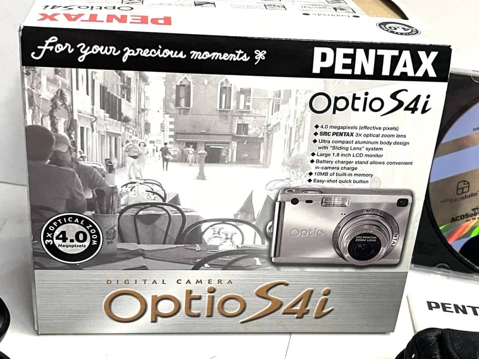 Pentax Optio S4i Digital Cameras Black New