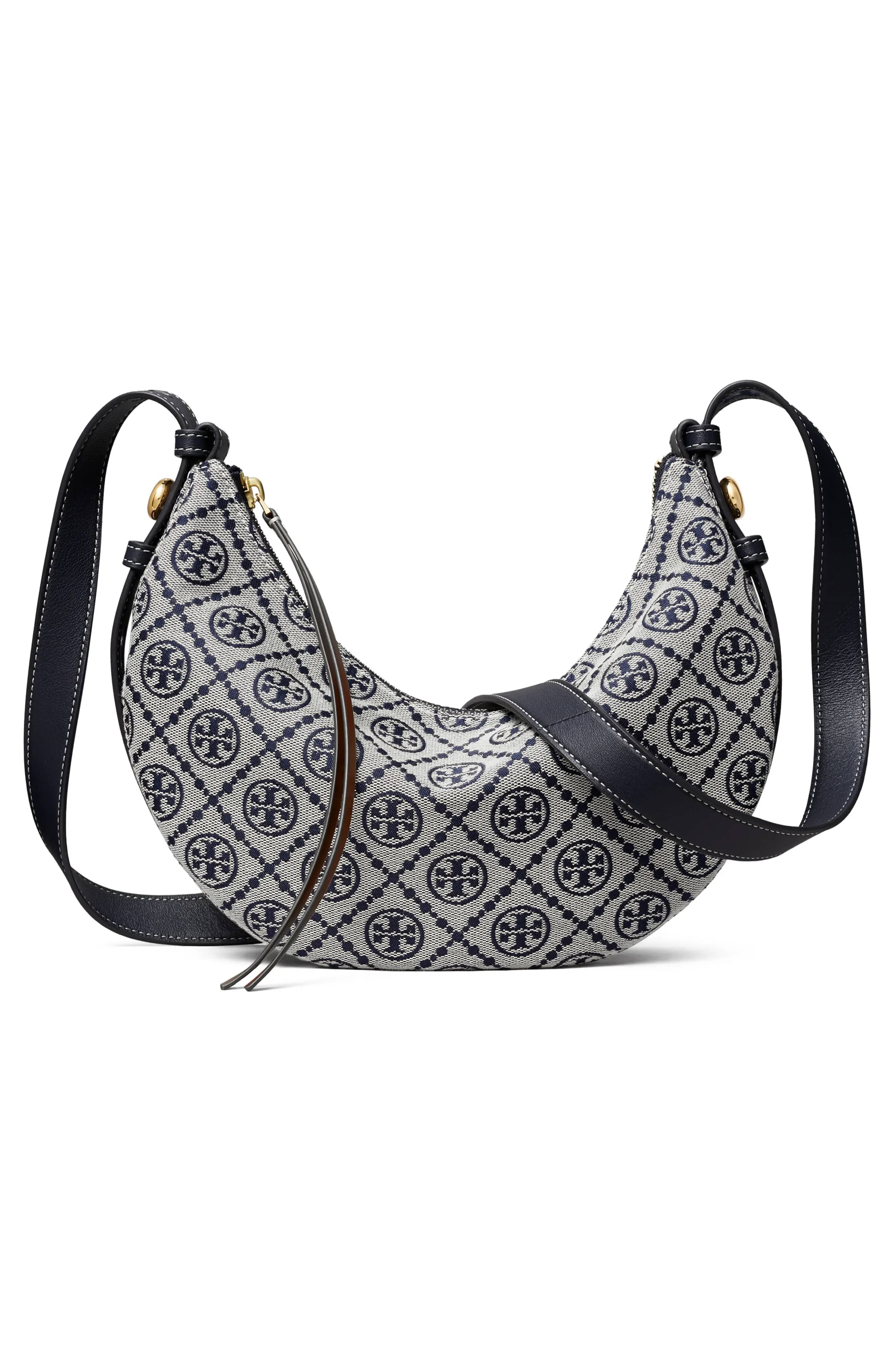 Tory Burch T Monogram Shoulder Bag Women's bags Navy New