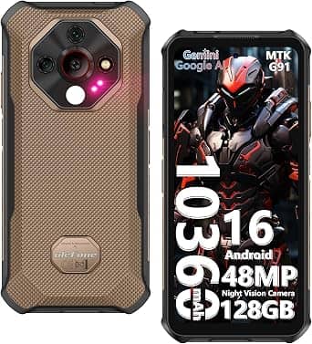 Ulefone Armor X16 Cell Phones Beige 128GB Unlocked New
