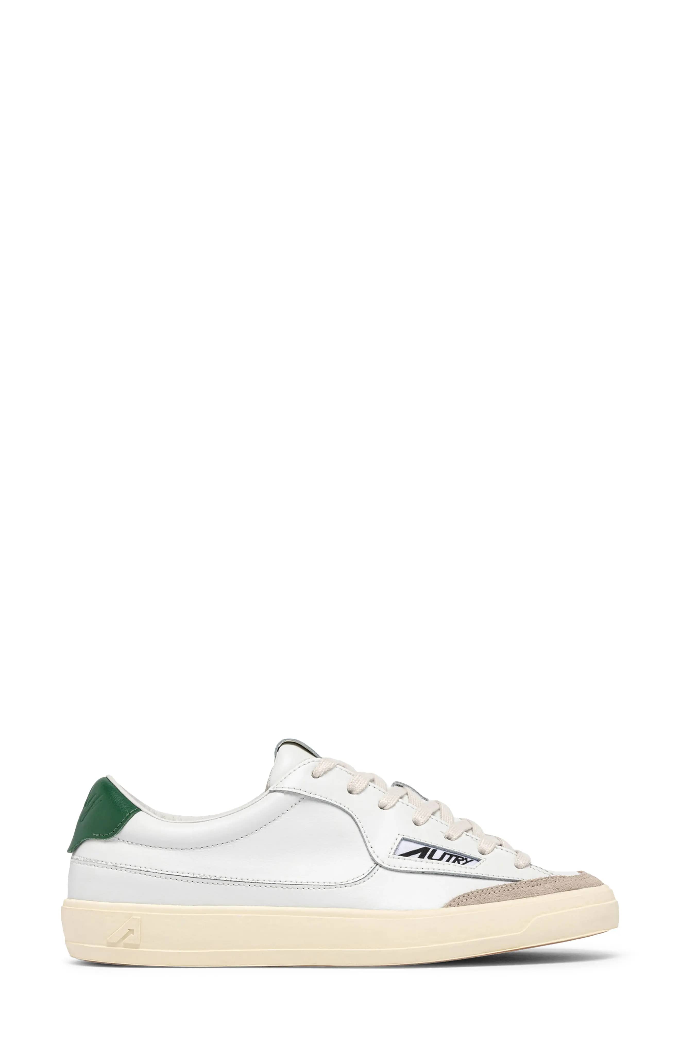 Autry Windscape Low Leather Sneaker Silver Full Size Run New