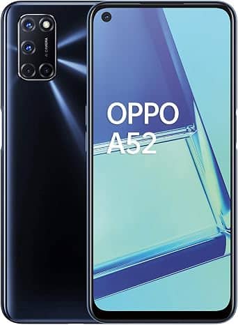 OPPO A52 Cell Phones Black 64GB Unlocked New