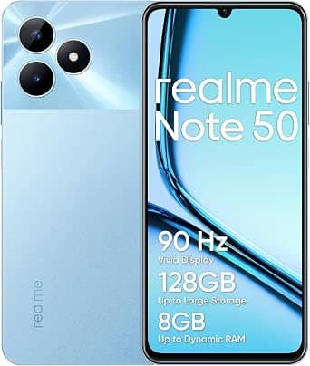 realme Note 50 Cell Phones Blue 128GB Unlocked New