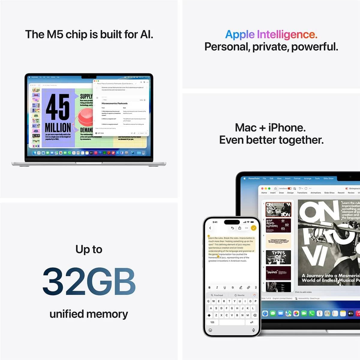 Apple MacBook Air 13-inch M5 Computers 1000GB 24GB New