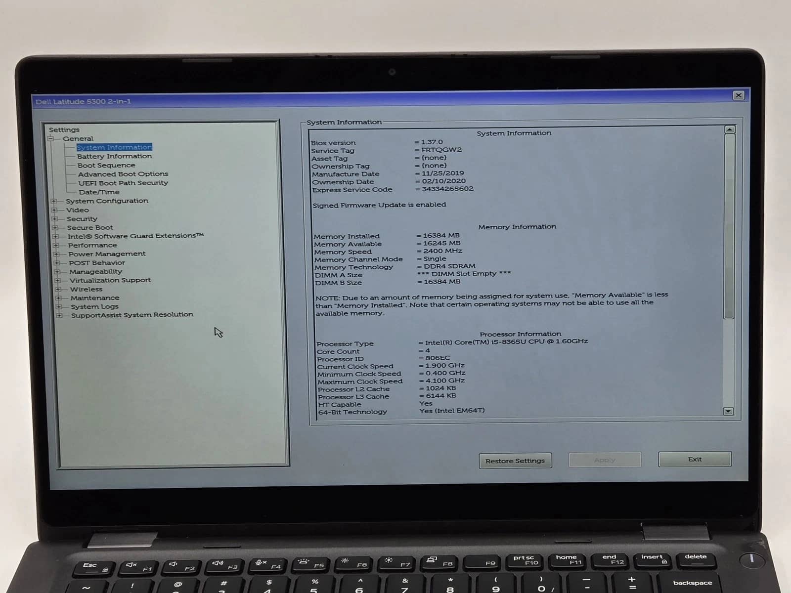 Dell Latitude 5300 2-in-1 Computers 128GB 8GB New