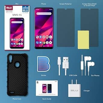 BLU Vivo X6 Cell Phones Black 64GB Unlocked New