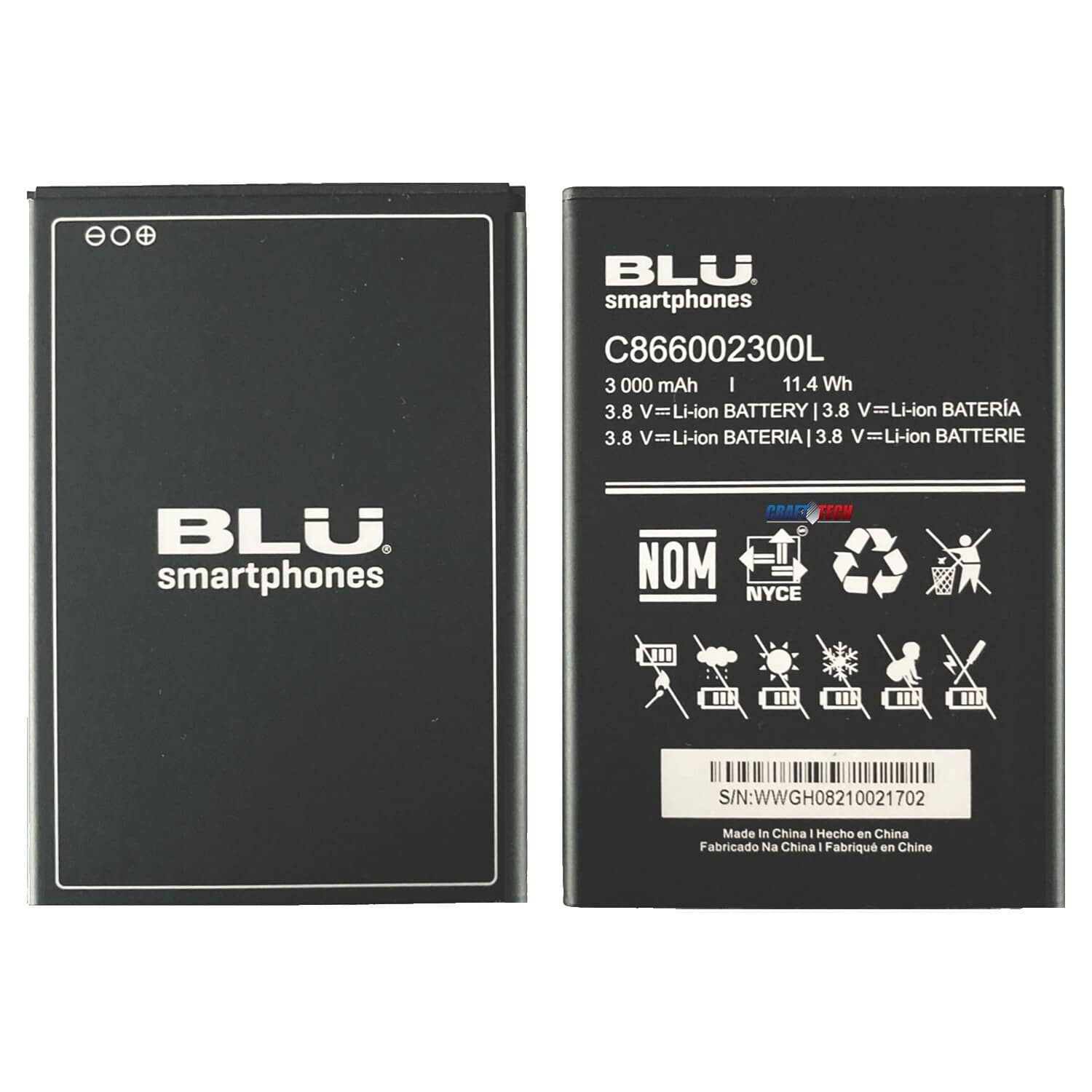 BLU View 2 Cell Phones Black 32GB Locked New