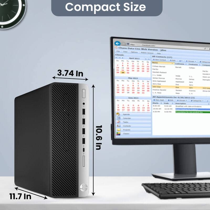 HP ProDesk G5 Computers 500GB 8GB Refurbished - Excellent