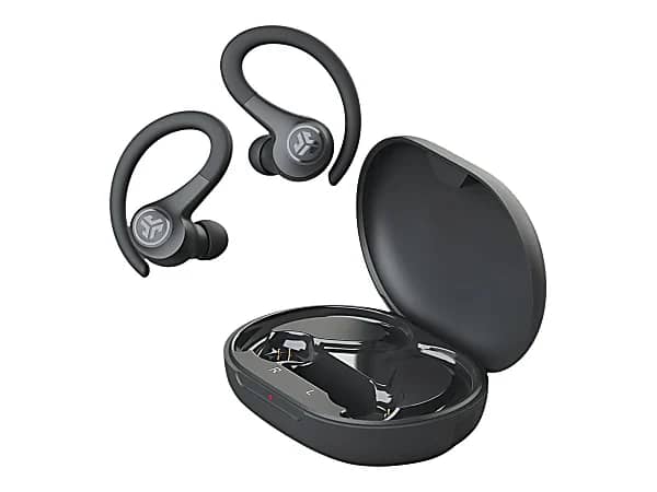 JLab EBGAIRSPRTRBLK124 Headphones & Earbuds Gray New