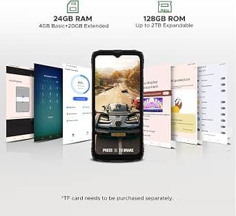 DOOGEE BLADE10 Cell Phones Red 128GB Unlocked New