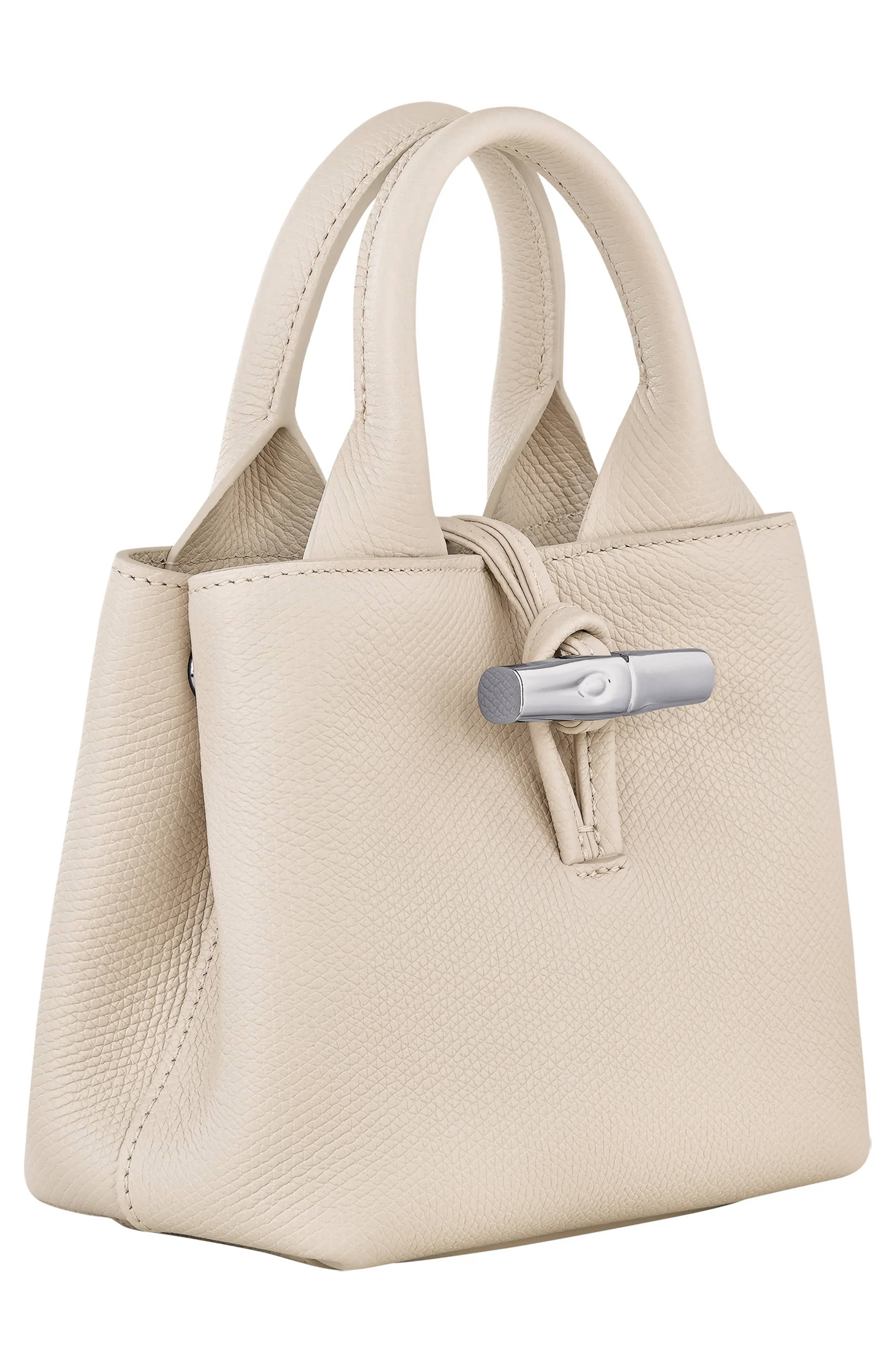 Longchamp Le Roseau Tote Women's bags Black Leather New