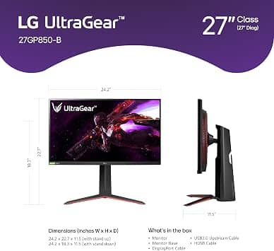 LG 27GP850-B Monitors New