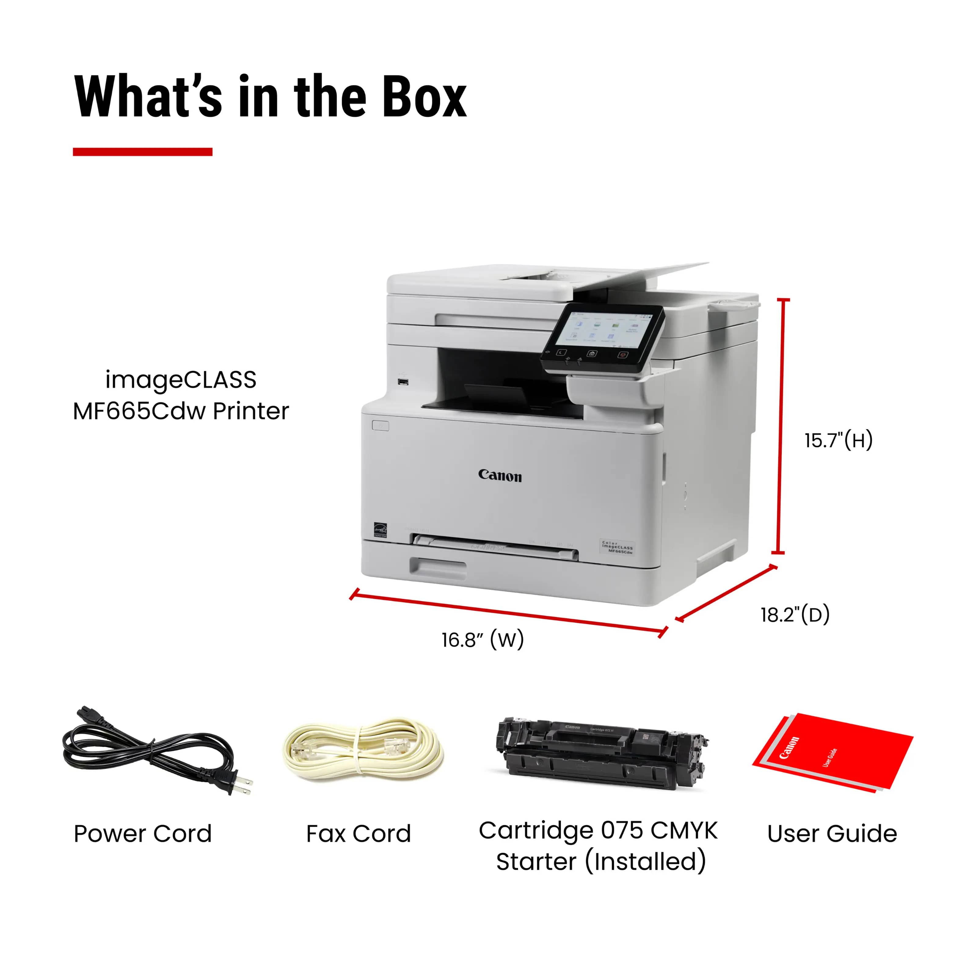 Canon imageCLASS MF665Cdw Printers New