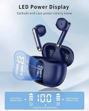 XIAOWTEK S58 Headphones & Earbuds Blue New